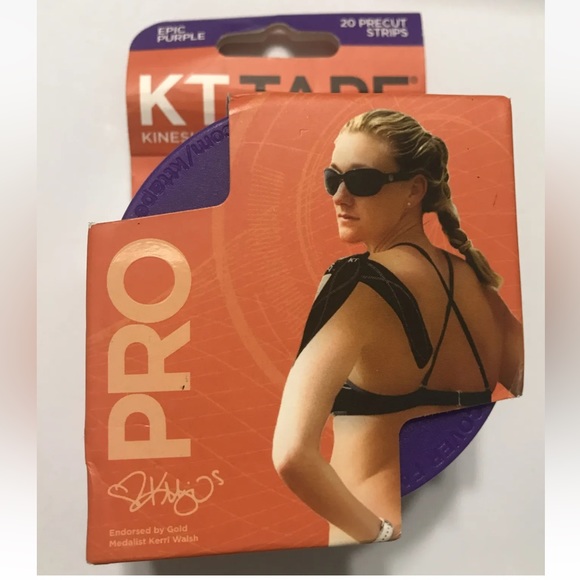 New KT Kinesiology Therapeutic Tape Strips Epic Purple NIB Sports Tape Roll - Picture 4 of 11